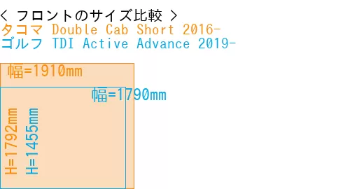 #タコマ Double Cab Short 2016- + ゴルフ TDI Active Advance 2019-